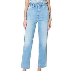 Mother Denim The Yoyo Ruffle Greaser Ankle Jeans Paperbag Waist Elastic 26